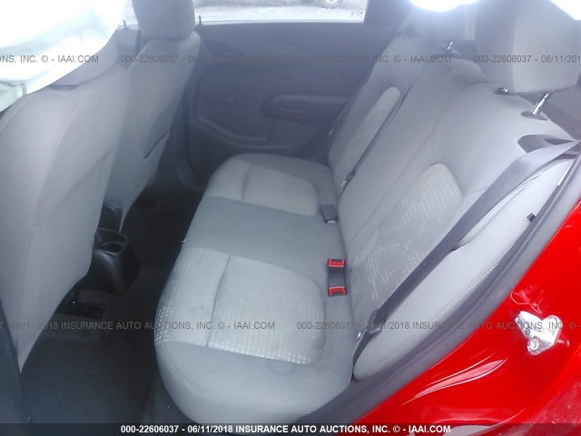 1G1JA6SH9F4128092 - 2015 CHEVROLET SONIC LS 红色 照片 8