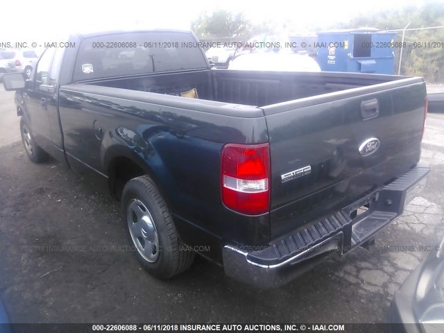 1FTRF12WX6NA74874 - 2006 FORD F150 GREEN photo 3