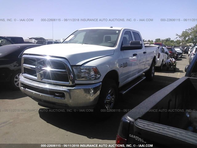 3C6UR5HL8EG162567 - 2014 RAM 2500 ST WHITE photo 2