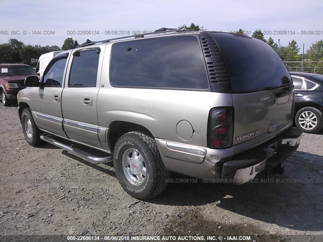 3GKFK16T8YG214452 - 2000 GMC YUKON XL K1500 TAN photo 3