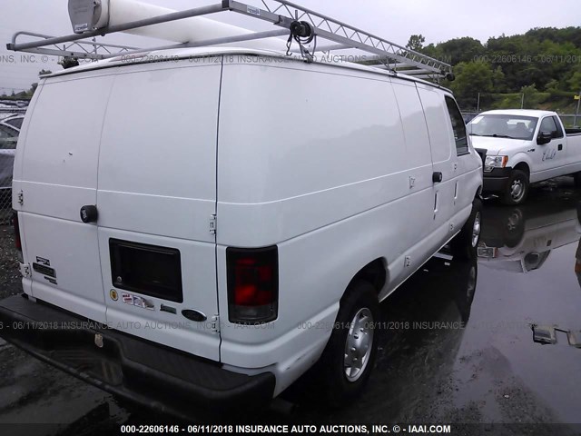 1FTNE2EW4CDA68167 - 2012 FORD ECONOLINE E250 VAN WHITE photo 4