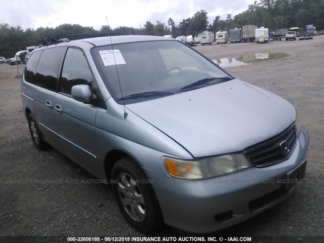 5FNRL180X3B056672 - 2003 HONDA ODYSSEY EXL ღია ლურჯი ფოტო 1