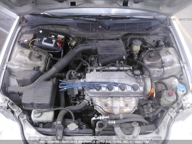 2HGEJ661XXH535902 - 1999 HONDA CIVIC SE SILVER photo 10