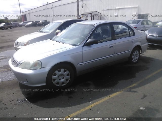 2HGEJ661XXH535902 - 1999 HONDA CIVIC SE SILVER photo 2