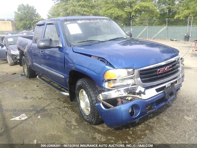 1GTEK19T64E246367 - 2004 GMC NEW SIERRA K1500 BLUE photo 6