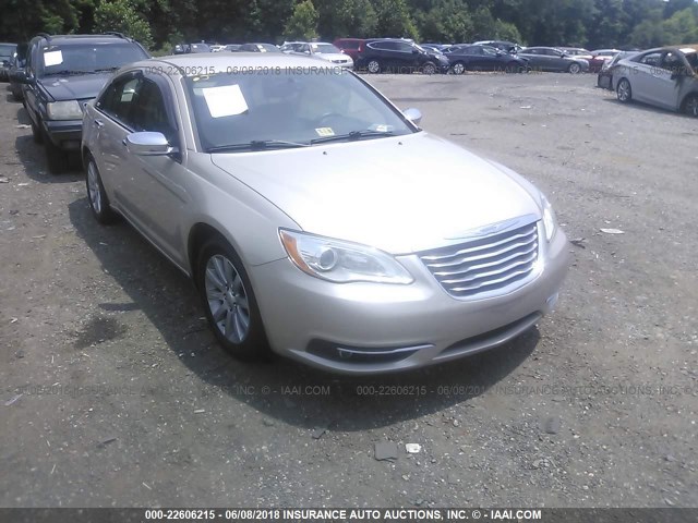 1C3CCBCG1DN608101 - 2013 CHRYSLER 200 LIMITED GOLD photo 1