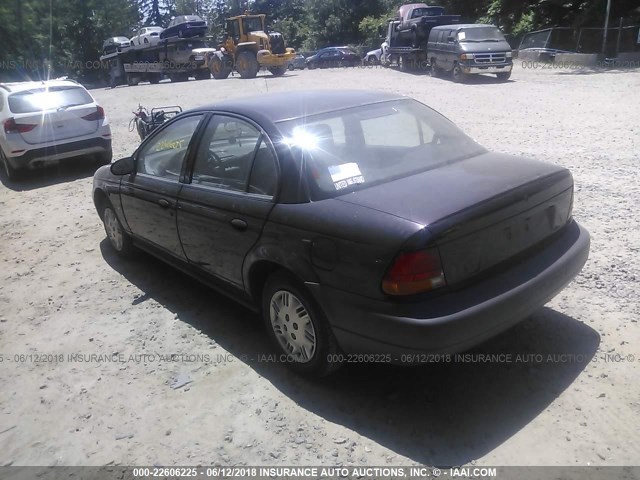 1G8ZH5281XZ376576 - 1999 SATURN SL1 PURPLE photo 3