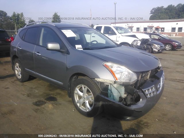 JN8AS5MT8BW156968 - 2011 NISSAN ROGUE S/SV/KROM GRAY photo 1