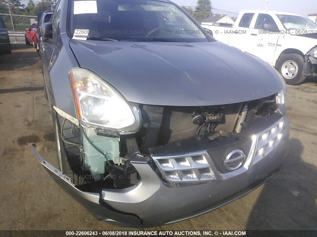 JN8AS5MT8BW156968 - 2011 NISSAN ROGUE S/SV/KROM GRAY photo 6