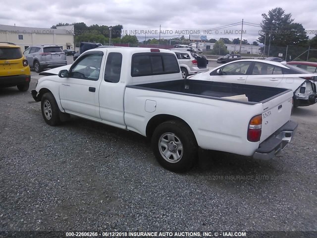 5TEVL52N51Z758419 - 2001 TOYOTA TACOMA XTRACAB WHITE photo 3