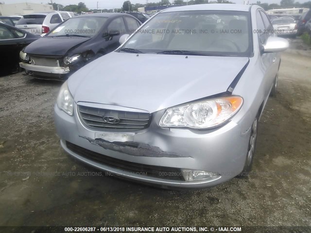 KMHDU46D79U589881 - 2009 HYUNDAI ELANTRA GLS/SE SILVER photo 6