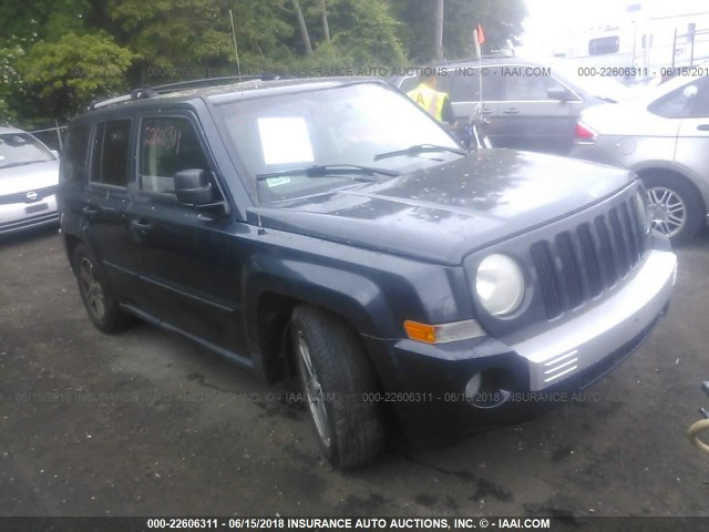 1J8FF48WX7D286220 - 2007 JEEP PATRIOT LIMITED BLUE photo 1