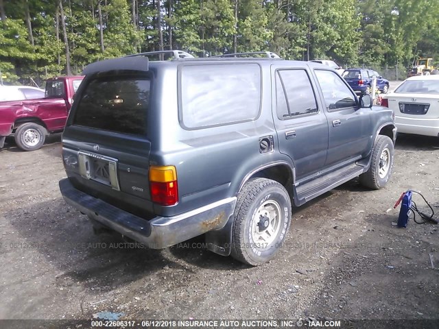 JT3VN39W8P0111913 - 1993 TOYOTA 4RUNNER VN39 SR5 GREEN photo 4