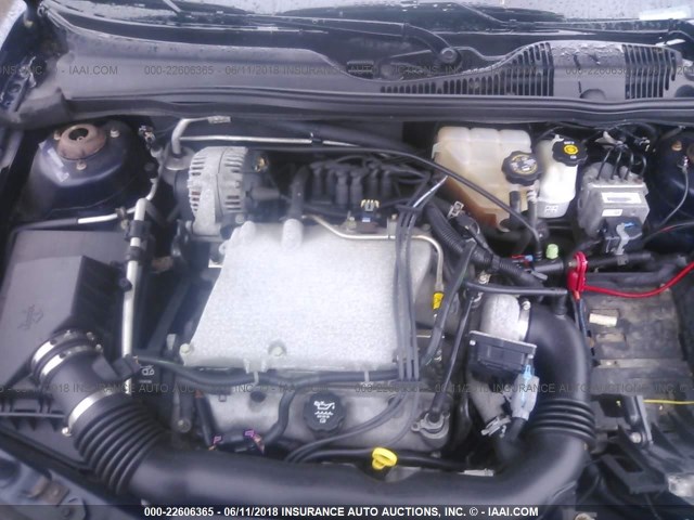 1G1ZT54875F166170 - 2005 CHEVROLET MALIBU LS მუქი ლურჯი ფოტო 10