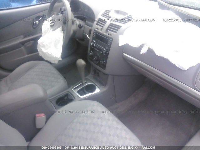 1G1ZT54875F166170 - 2005 CHEVROLET MALIBU LS მუქი ლურჯი ფოტო 5