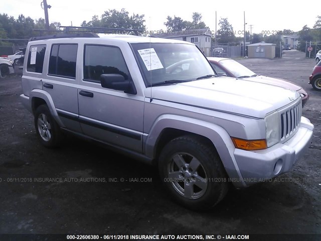 1J8HG48K36C342554 - 2006 JEEP COMMANDER ნაცრისფერი ფოტო 1