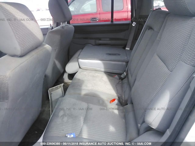 1J8HG48K36C342554 - 2006 JEEP COMMANDER ნაცრისფერი ფოტო 8