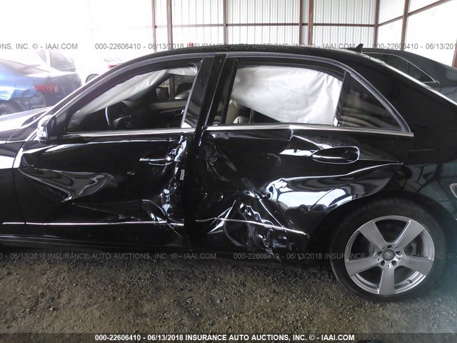 WDDHF8HB6BA427854 - 2011 MERCEDES-BENZ E 350 4MATIC BLACK photo 6