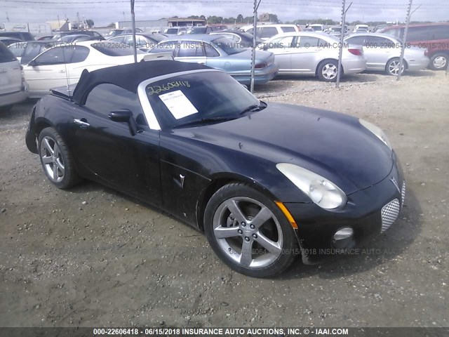 1G2MB35B66Y116082 - 2006 PONTIAC SOLSTICE BLACK photo 1