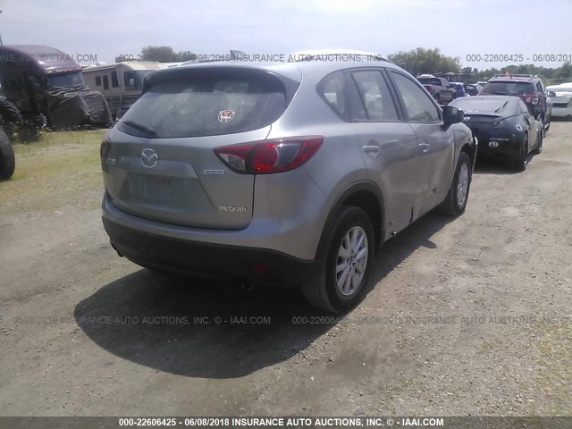 JM3KE2BE9E0345279 - 2014 MAZDA CX-5 SPORT GRAY photo 4