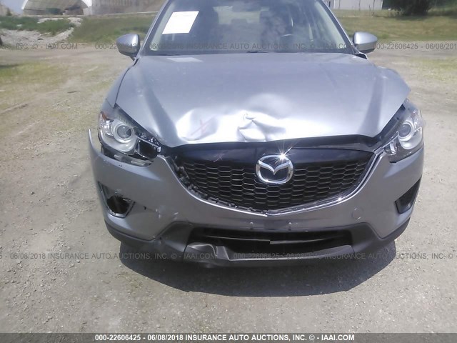 JM3KE2BE9E0345279 - 2014 MAZDA CX-5 SPORT GRAY photo 6