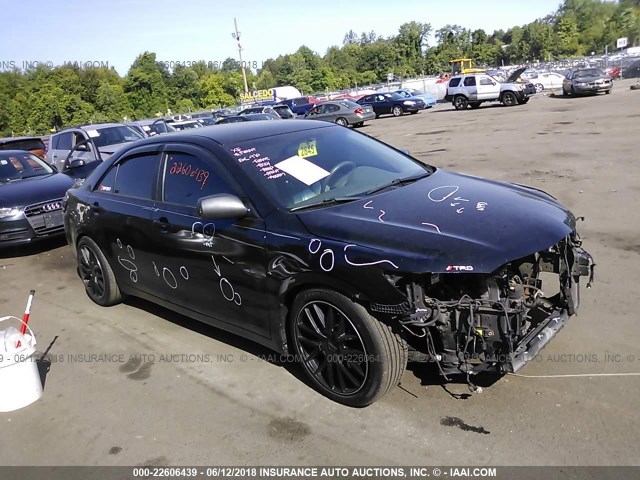 4T1BE46K58U254796 - 2008 TOYOTA CAMRY CE/LE/XLE/SE BLACK photo 1