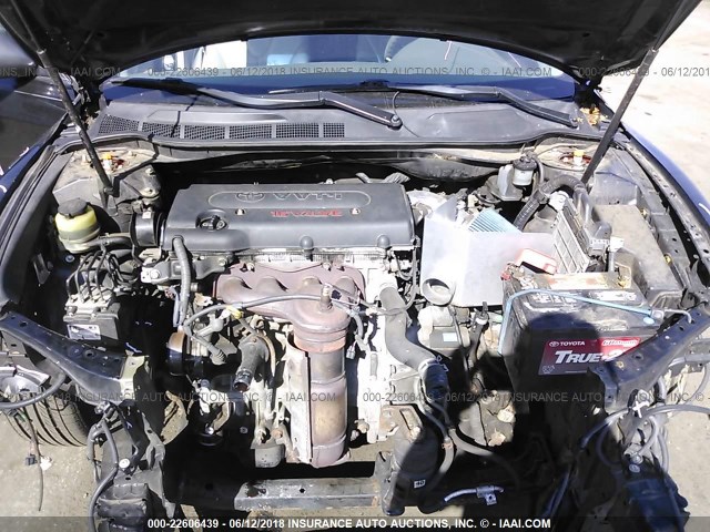 4T1BE46K58U254796 - 2008 TOYOTA CAMRY CE/LE/XLE/SE BLACK photo 10