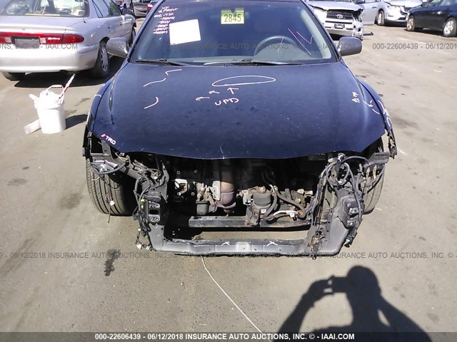 4T1BE46K58U254796 - 2008 TOYOTA CAMRY CE/LE/XLE/SE BLACK photo 6