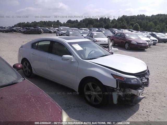 19UUA8F79DA010769 - 2013 ACURA TL ADVANCE WHITE photo 1