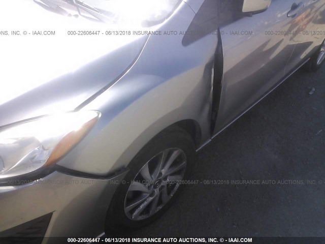 JM1CW2BL9E0164207 - 2014 MAZDA 5 SPORT SILVER photo 6