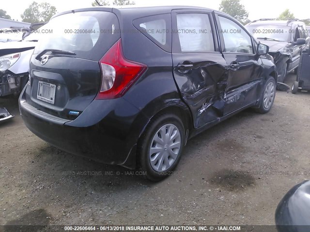 3N1CE2CP7FL395246 - 2015 NISSAN VERSA NOTE S/S PLUS/SV/SL/SR BLACK photo 4