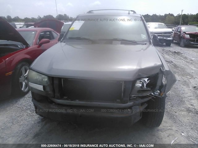 1GNDS13S262265134 - 2006 CHEVROLET TRAILBLAZER LS/LT GRAY photo 6