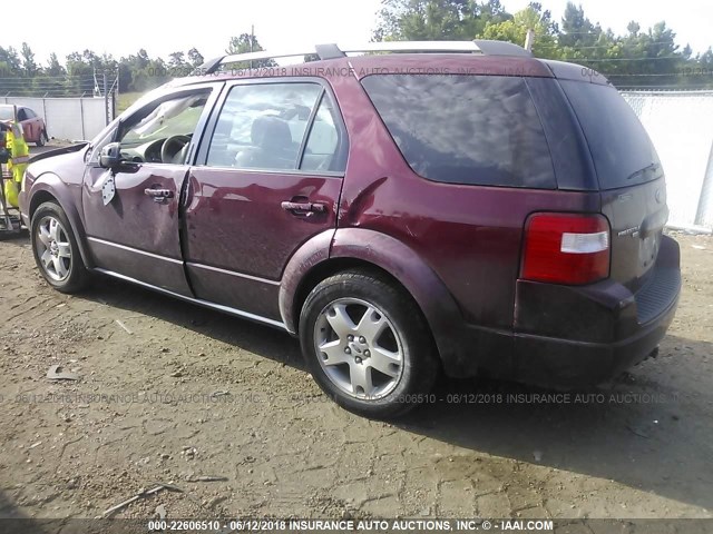 1FMDK06165GA45448 - 2005 FORD FREESTYLE LIMITED RED photo 3