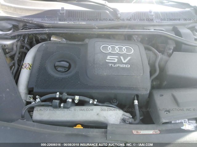 TRUWT28N111010194 - 2001 AUDI TT QUATTRO SILVER photo 10