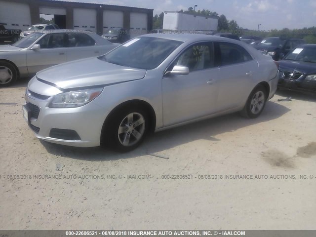 1G11C5SL6FU101067 - 2015 CHEVROLET MALIBU 1LT 银色 照片 2