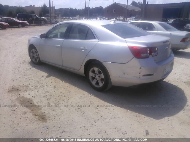1G11C5SL6FU101067 - 2015 CHEVROLET MALIBU 1LT 银色 照片 3