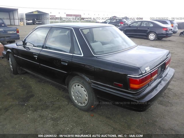 JT2SV21E2M3432442 - 1991 TOYOTA CAMRY DLX BLACK photo 3