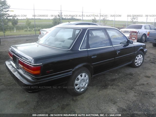 JT2SV21E2M3432442 - 1991 TOYOTA CAMRY DLX BLACK photo 4