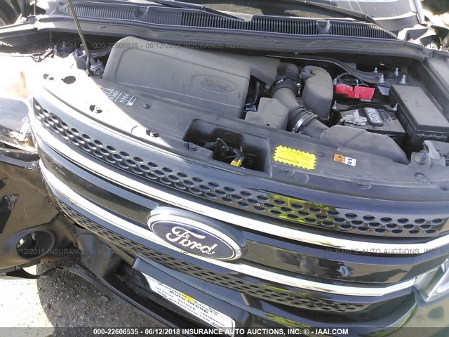 1FM5K7F86FGC57939 - 2015 FORD EXPLORER LIMITED 黑色 照片 10