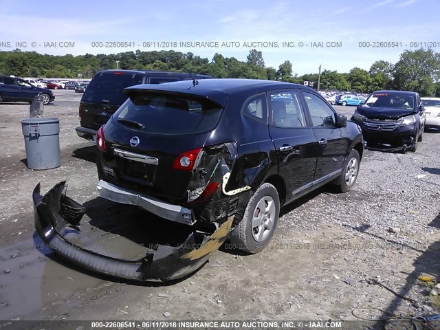 JN8AS5MT7BW561493 - 2011 NISSAN ROGUE S/SV/KROM BLACK photo 4