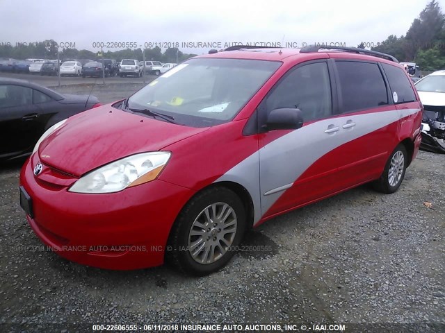 5TDZK23C28S193070 - 2008 TOYOTA SIENNA CE/LE RED photo 2