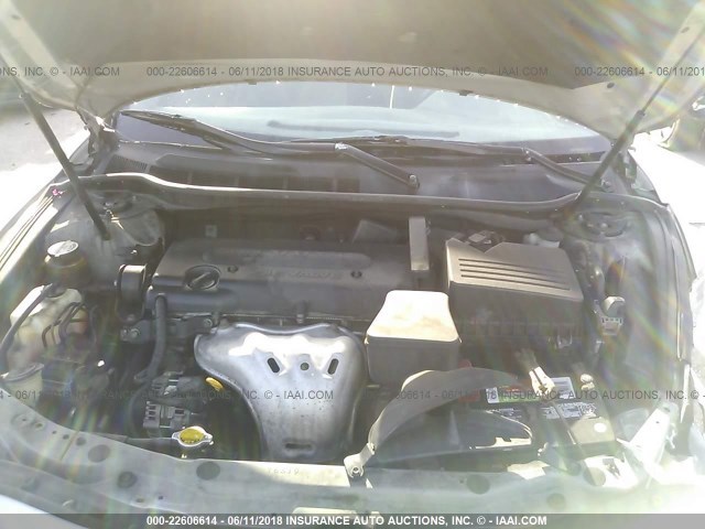 4T1BE46K07U605385 - 2007 TOYOTA CAMRY NEW GENERAT CE/LE/XLE/SE SILVER photo 10