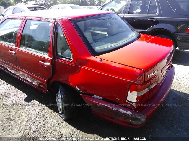 YV1LT56D9X2578828 - 1999 VOLVO S70 RED photo 6