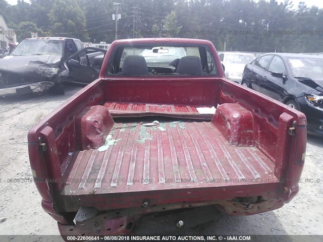 1GCCS1445WK163377 - 1998 CHEVROLET S TRUCK S10 RED photo 6