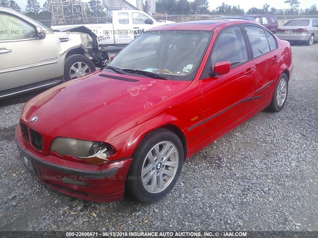 WBAAM3334XCA83196 - 1999 BMW 323 I AUTOMATIC RED photo 2