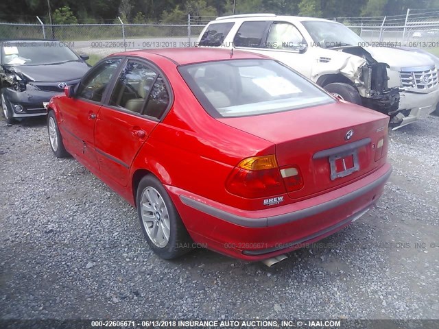 WBAAM3334XCA83196 - 1999 BMW 323 I AUTOMATIC RED photo 3