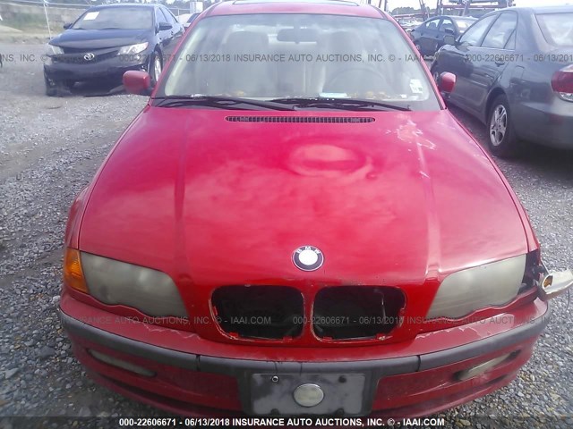 WBAAM3334XCA83196 - 1999 BMW 323 I AUTOMATIC RED photo 6
