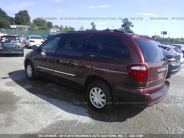 2A4GP54L67R260151 - 2007 CHRYSLER TOWN & COUNTRY TOURING MAROON photo 3