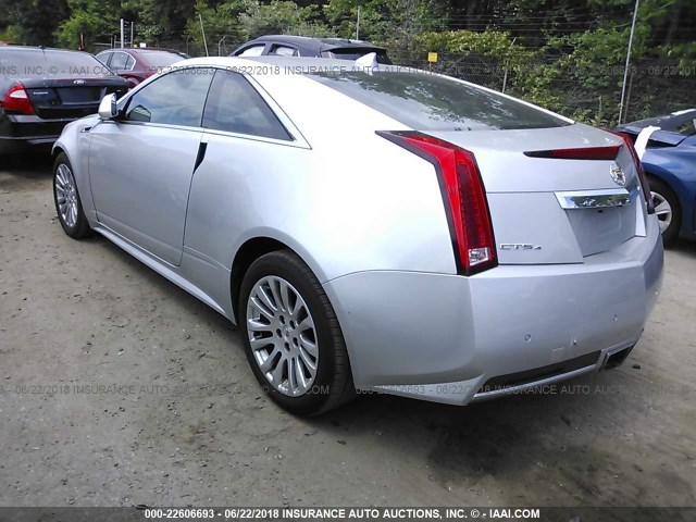 1G6DL1ED4B0105267 - 2011 CADILLAC CTS PERFORMANCE COLLECTION Серебристый фото 3