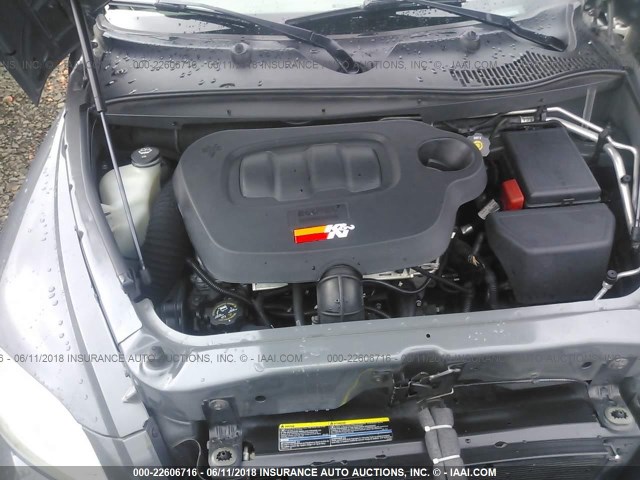 3GNCA33B79S506124 - 2009 CHEVROLET HHR LS ნაცრისფერი ფოტო 10